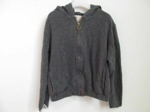 (44579)ZARA Kids девушки Zip Parker серый серия размер 11-12 152.USED