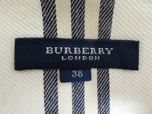 #anc バーバリー BURBERRY スカート 38 ベージュ 巻きスカート ストライプ プリーツ レディース [691979]_画像6