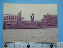 (J39) 写真 古写真 船舶 対潜駆逐艦 ラスバーン号 昭和52年4月14日 博多港 護衛艦 軍艦 _画像1
