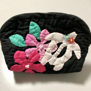 値下げ→ハワイアンキルトのポーチ