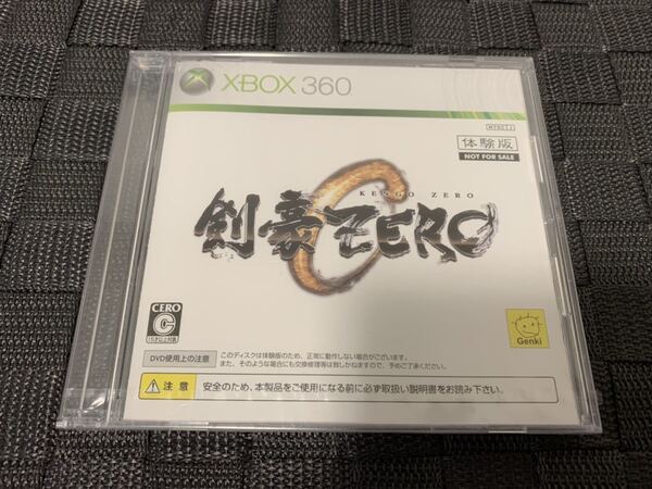 XBOX360体験版ソフト 剣豪ZERO 体験版 KENGO 0 ZERO XBOX 360 DEMO DISC Microsoft 非売品 送料込み SAMURAI