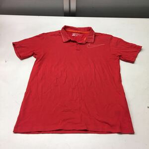  бесплатная доставка *NIKEGOLF Nike Golf DRY-FIT* короткий рукав футболка рубашка-поло Golf рубашка Golf одежда * красный * мужской M размер #30916sNj113