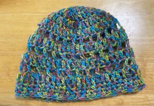 ハンドメイド ニット帽子