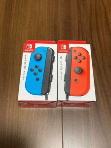 nintendo switch コントローラー ジョイコン joy con ネオンブルー ネオンレッド 新品 店舗印なし