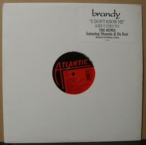 BRANDY/U DON'T KNOW ME/US盤/中古12インチ!! 商品管理番号：29237