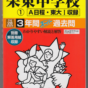 過去問 栄東中学校 平成28年度用(2016年)(1)A日程・東大I 3年間