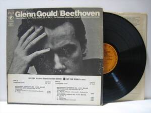 【LP】 GLENN GOULD, VLADIMIR GOLSCHMANN / ●プロモ● BEETHOVEN : PIANO CONCERTO NO.1, PIANO SONATA, OP.14 NO.1 US グレン・グールド