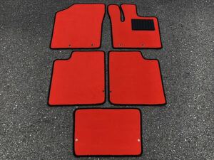 # free shipping # Suzuki Lapin Alto HE33S red plain red floor mat car mat domestic production new goods ( year :H27 year 6 month ~ present )*2WD only 