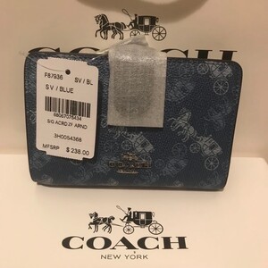 コーチ 87936 ホースアンドキャリッジ ミディアムウォレット 二つ折り財布