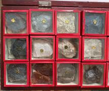 【地質標本】 天然鉱物・鉱石・岩石・化石標本21種セット 木箱入り 地学教材_画像5