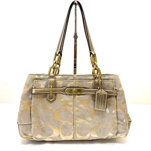 COACH コーチ ショルダーバッグ トートバッグ ハンドバッグ ダメージ仕様 ショルダートートバッグ