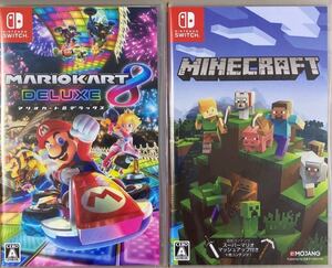 新品 未開封 マリオカート8 デラックス マインクラフト Switch ソフト