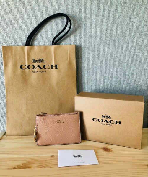 【新品】COACH コーチ　キーケース　コンパクト財布　定期・ID入れ
