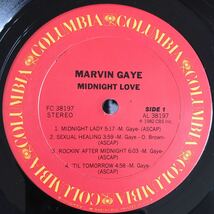 USオリジナル盤 Marvin Gaye / Midnight Love シュリンク残存 Columbia / FC 38197_画像5