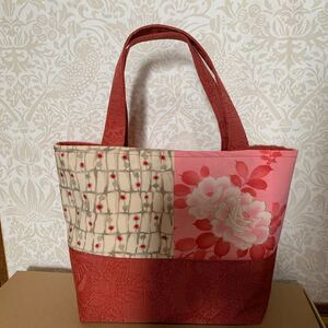 着物リメイクバッグ ハンドメイド