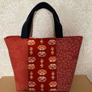 着物リメイク トートバッグ ハンドメイド