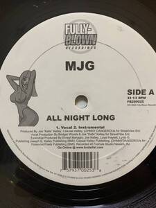 激レア！！マイナー盤 ☆ MJG - All Night Long /Ali Vegas