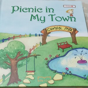 英語絵本セット Picnic in my town English 音声動画付き