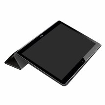 Huawei MediaPad T3 10 専用マグネット開閉式 スタンド機能付き専用三つ折ケース 薄型 軽量型 高品質PUレザーケース ビッグ・アイズ_画像4