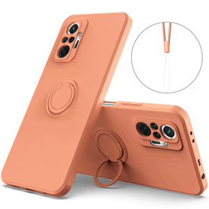 Xiaomi Redmi Примечание 10 Pro Soft Case с кольцом TPU Case Orange Orange