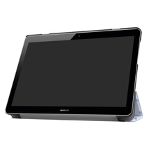 Huawei MediaPad T3 10 専用マグネット開閉式 スタンド機能付き専用三つ折ケース 薄型 軽量型 高品質PUレザーケース フクロウ_画像6