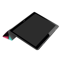 Huawei MediaPad T3 10 専用マグネット開閉式 スタンド機能付き専用三つ折ケース 薄型 軽量型 高品質PUレザーケース 正方形_画像4