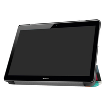 Huawei MediaPad T3 10 専用マグネット開閉式 スタンド機能付き専用三つ折ケース 薄型 軽量型 高品質PUレザーケース 正方形_画像6