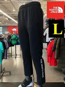 数量限定 日本未発売 ノースフェイス スウェットパンツ メンズ 長ズボン ロングパンツ 裏起毛 厚手 秋冬 黒/L K190B