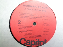 BARBARA ACKLIN/A PLACE IN THE SUN●LP_画像7