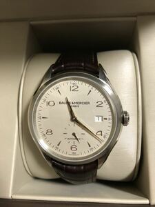 [ regular price 33 ten thousand ] new goods Baume & Mercier/ Baum &merushe] Cliff ton M0A10054 wristwatch stainless steel self-winding watch / AT 