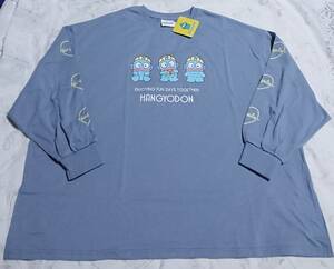  postage included Sanrio handle gyo Don lady's long sleeve T shirt M~L size largish blue series cotton 100% new goods unused 