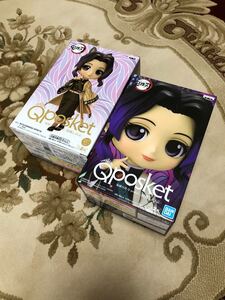 鬼滅の刃 胡蝶しのぶ フィギュア A B カラー 2体セット 2個 2種 Qposket キューポスケット 可愛い