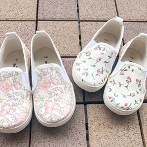 リバティ デコパージュシューズ 16センチ・15センチ まとめ売り