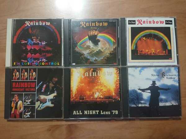 ★レインボー RAINBOW★レインボー・オン・ステージ Rainbow on Stage★虹を翔る覇者 Rising 国内盤 旧規格等★6CD★中古品★中古店購入品