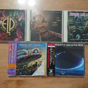 ★Emerson, Lake & Palmer ELP ★イン・コンサート IN CONCERT 国内盤 帯付★ブラック・ムーン BLACK MOON 国内盤帯付等★5CD★中古店購入