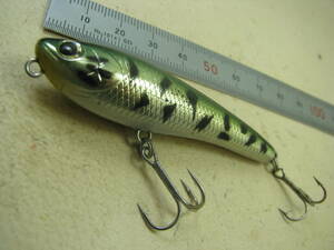 今江克隆 エバーグリーン コンバットペンシルJr. メタリックバス 舟 EverGreen CombatPencil Junior 70F Topwater Rattlin'