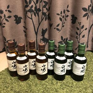 サントリーウィスキー 山崎180ml × 3本 白州180ml × 3本