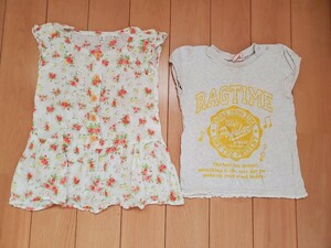 95サイズ夏服トップスセット★ 半袖Tシャツ★チュニックワンピース★ウィルメリー