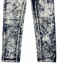 2000s ALEXANDER MCQUEEN PAINTED BUMSTER JEANS アレキサンダーマックイーン_画像5