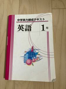 中学実力練成テキスト　解答と解説　付き