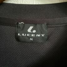 LUCENT ルーセント スポーツウェア ソフトテニス プラクティス 半袖 Tシャツ Mサイズ 黒 ポリエステル_画像3