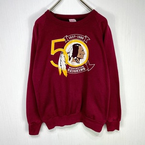 USA製 80S NFL ワシントン レッドスキンズ スウェット トレーナー Mサイズ ワインレッド Rich Tee's 80年代 ヴィンテージ 古着 アメリカ