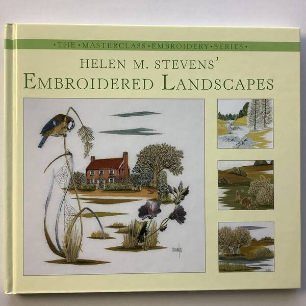 手芸本■ARTBOOK_FLEAMA■111-03★送料無料 未使用品 刺繍で描く風景画 Helen M. Stevens' Embroidered Landscapes ハードカバー 入手困難