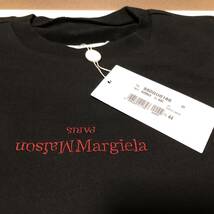 新品 Maison Margiela メゾンマルジェラ 反転ロゴ スウェットシャツ ブラック 44 定価 85800円_画像7