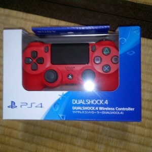 PS4 ワイヤレスコントローラー マグマレッド 新品未開封