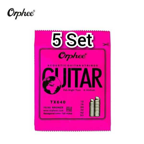 Orphee アコースティック弦 12-53 5セット