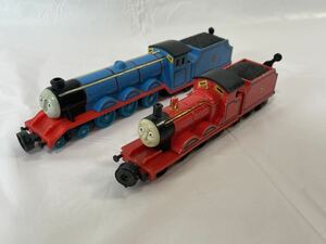 ★K167★ きかんしゃトーマス ゴードン ジェームス 2セット BANDAI Bdit Allcroft Thomas Limited 1992