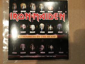  очень редкий US радиостанция направление / оригинал * жакет /DJ для лучший CD Iron Maiden-17Numbers By The Beast demo источник звука сбор железный * Maiden 