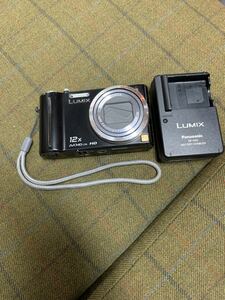 Panasonic パナソニック DMC-TZ7 LUMIX ルミックス デジタルカメラ デジカメ ブラック　カメラ 写真 バッテリーチャージャー付き　現状売り