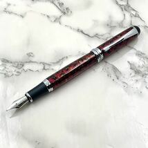 1円SALE!★新品★ JINHAO 万年筆/レッド/コンバーター 両用式/ニブ 中字 ●インクカートリッジ付き●海外限定 送料無料 ②_画像2